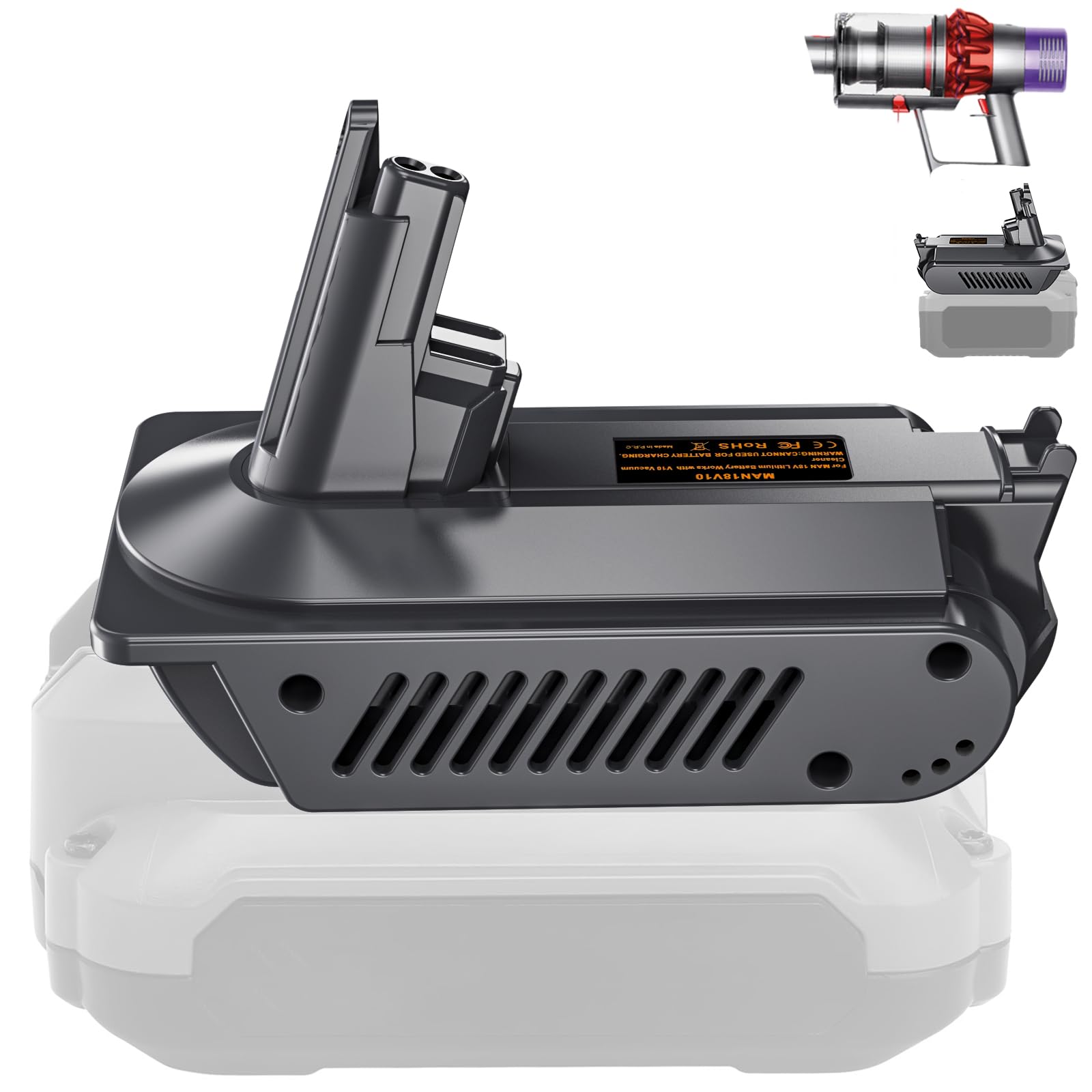 Amazon.com: Craftsman 20V Battery Adapter - Compatible with Dyson